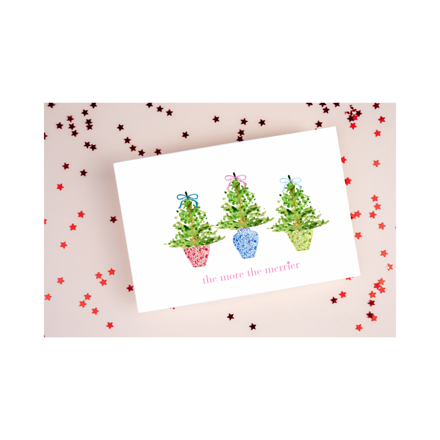 Boxed Greeting Card Set (10) - more the merrier, lined envelopes