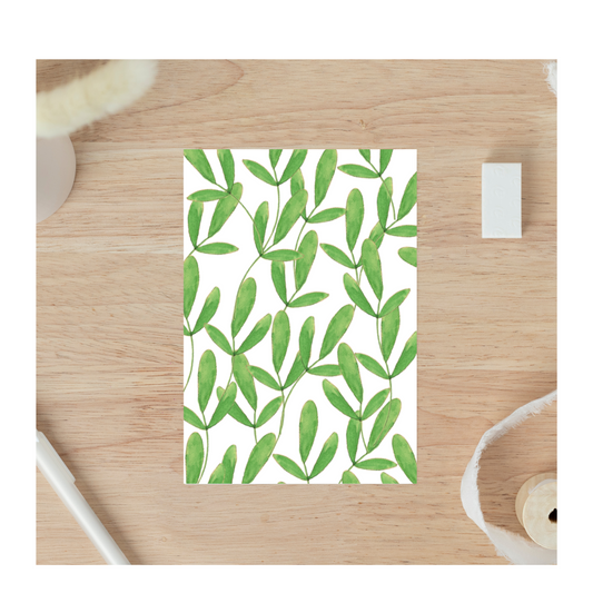 Boxed Greeting Card Set (10) - vines, lined envelopes